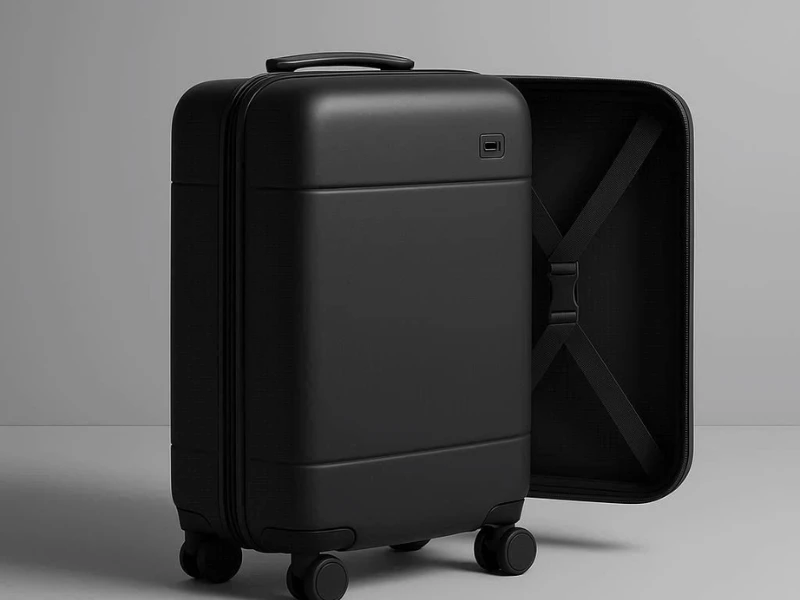 Away The Bigger Carry-On with built-in battery and compression system