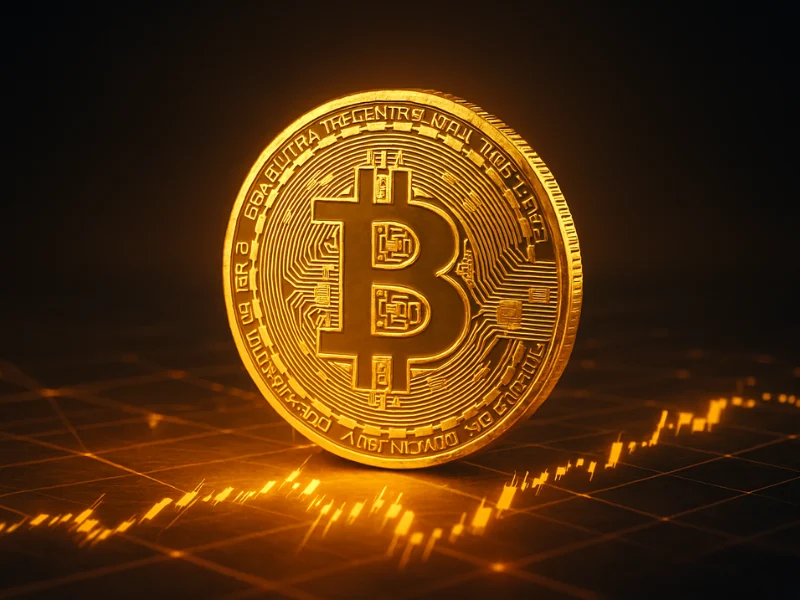 Bitcoin digital coin with gold texture symbolizing stability and value