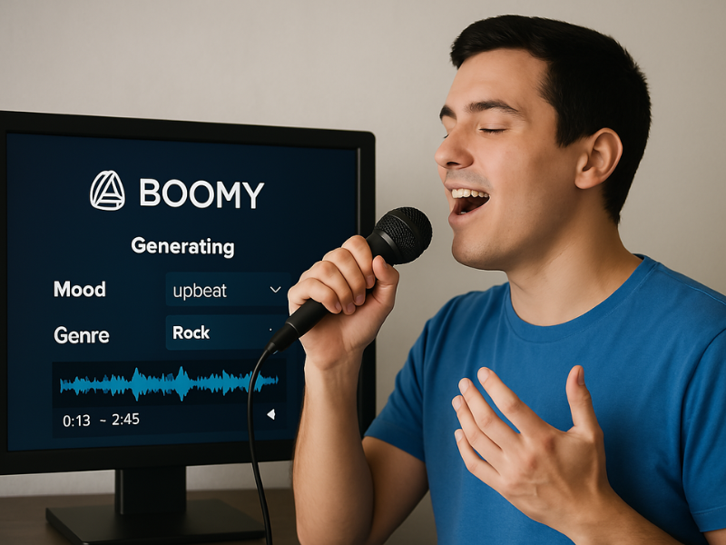 Boomy AI music generator