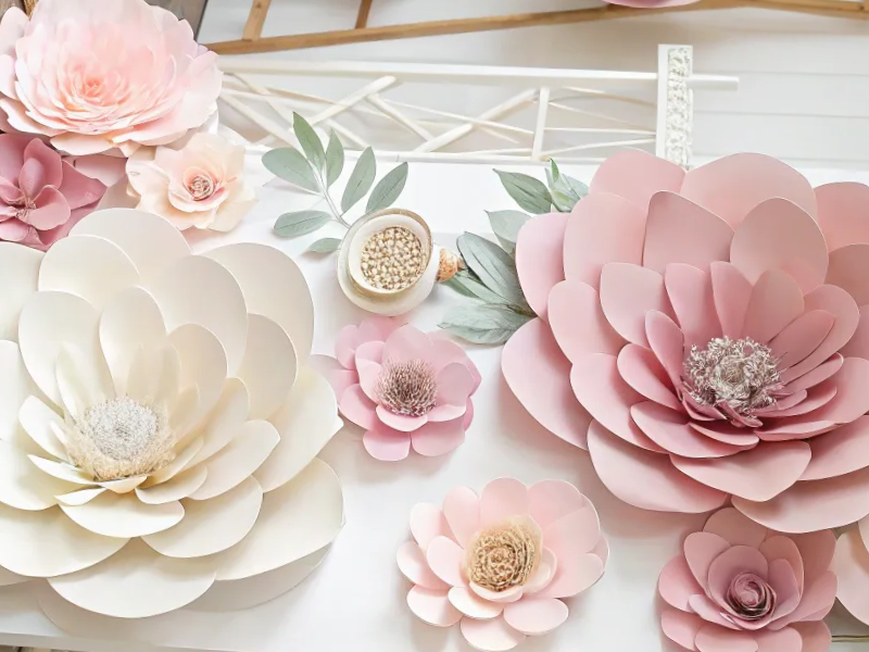 Make beautiful paper flowers – easy crafts to do at home for decoration