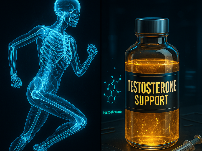 Testosterone’s role in bone strength and osteoporosis prevention for women