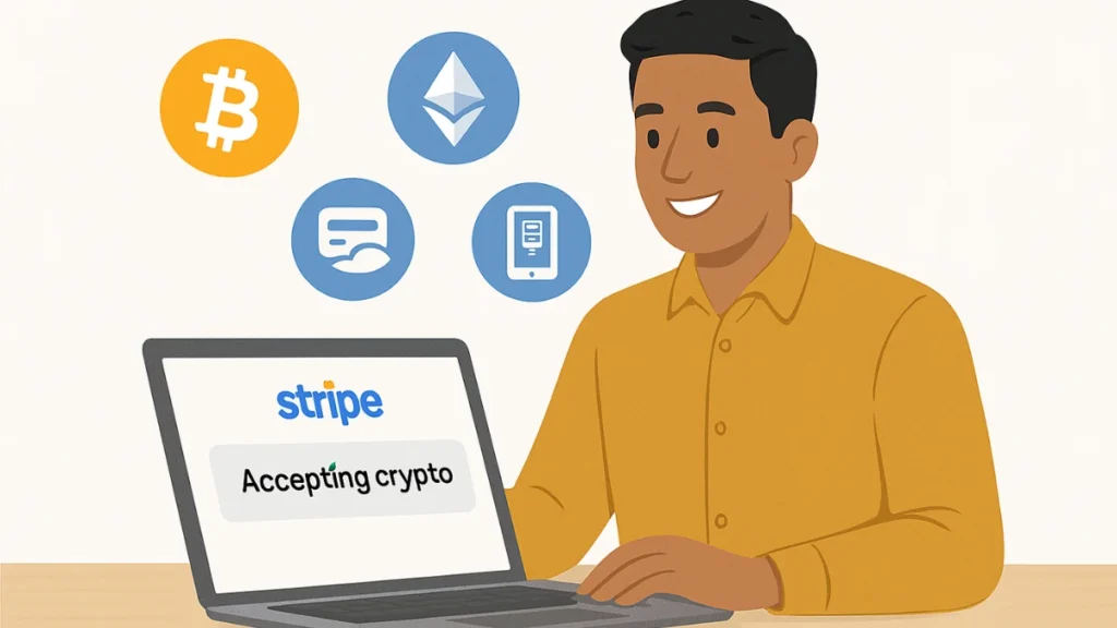How to Accept Cryptocurrency Through Stripe | Step-by-Step Guide