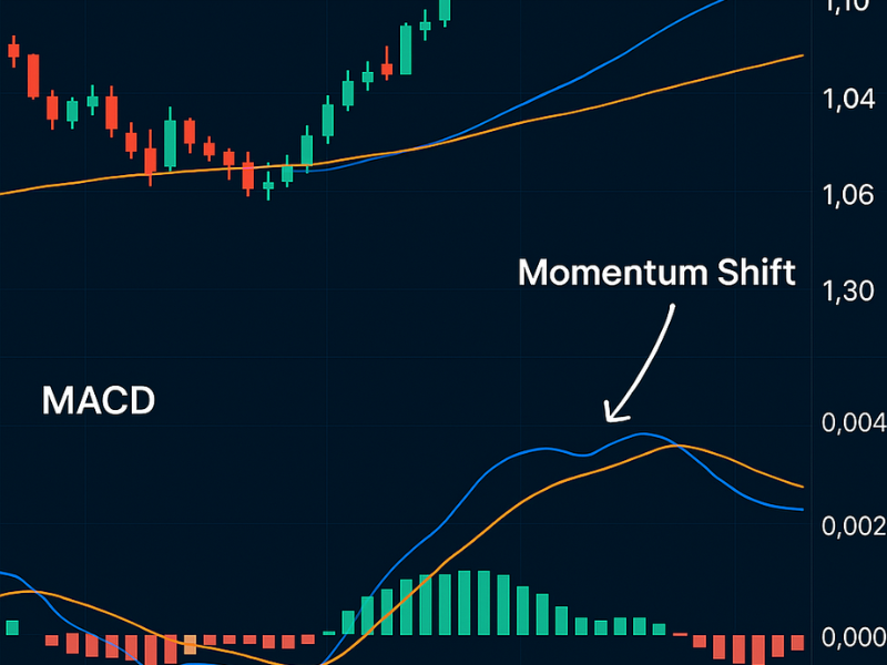 MACD crossover as a top forex trading indicator for momentum shifts