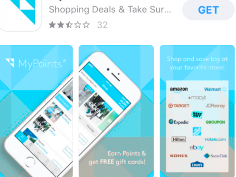 MyPoints survey site used for making money through online tasks and surveys