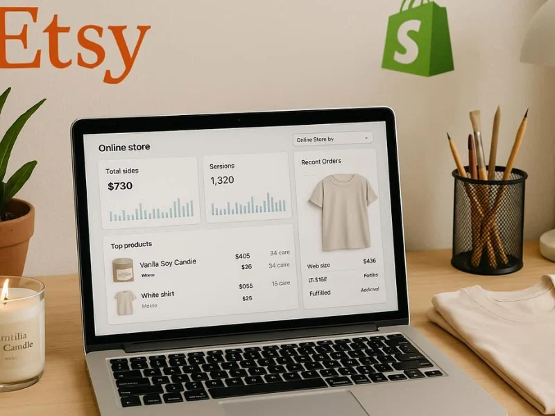 Selling handmade products online from home