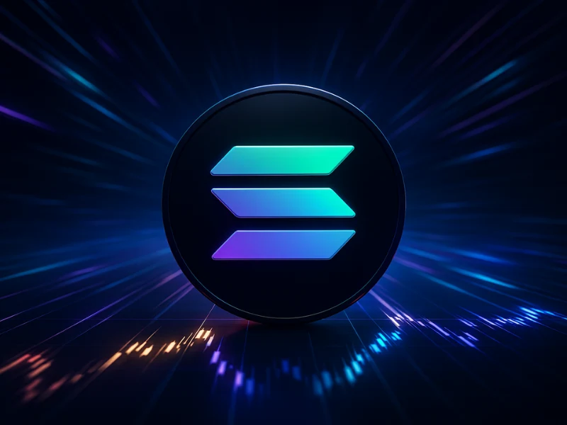 Solana cryptocurrency coin with fast blockchain network design
