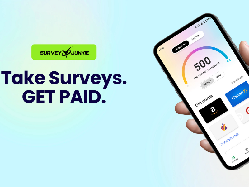 Survey Junkie profile where users earn money online from quick surveys