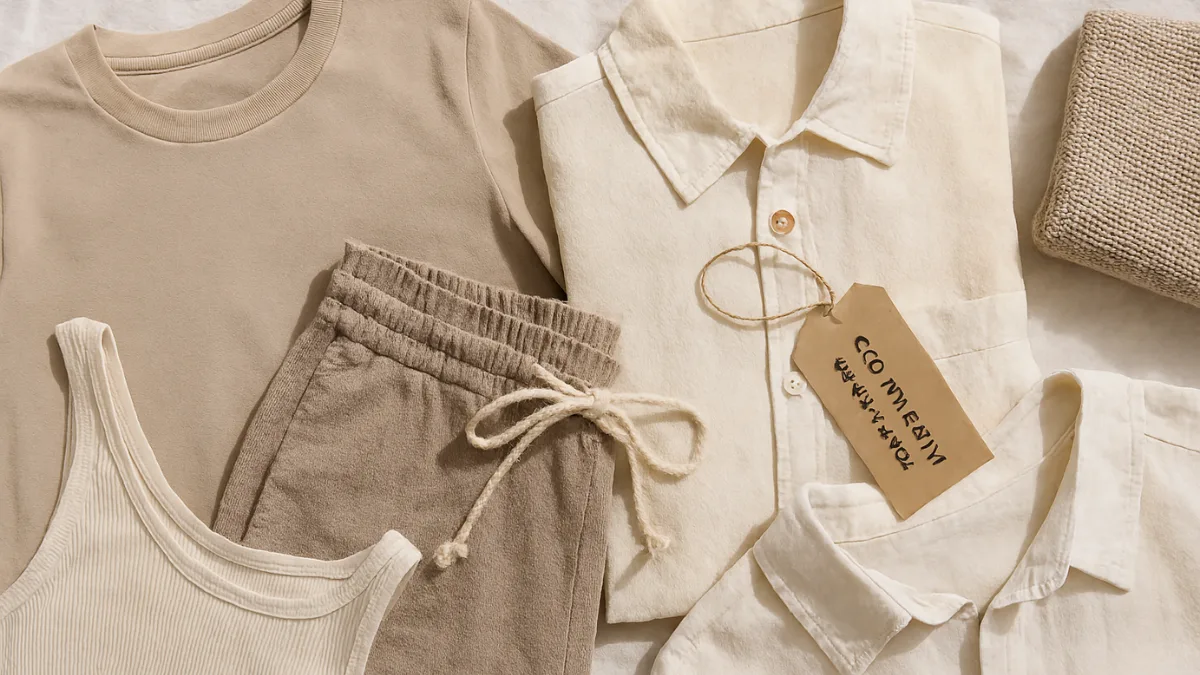 Eco-friendly and ethical sustainable clothing brands in 2025 showcasing organic fabrics and ethical production.