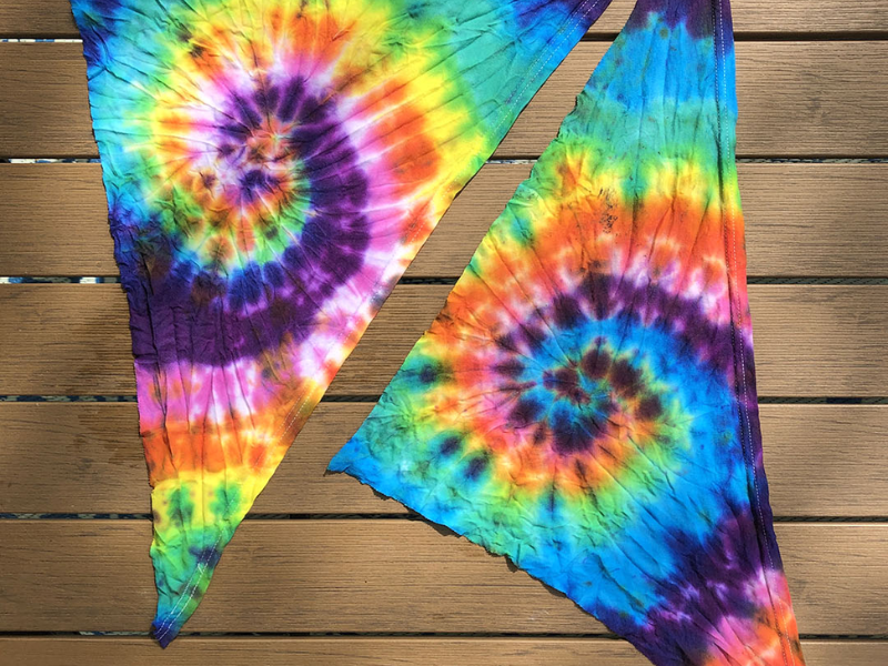 Try tie-dye – one of the most exciting easy crafts to do at home