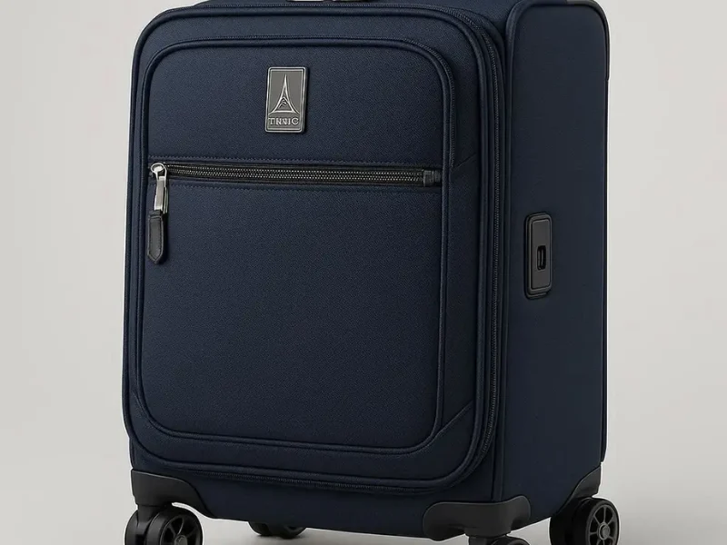 Travelpro Platinum Elite Softside Expandable carry-on suitcase with USB port