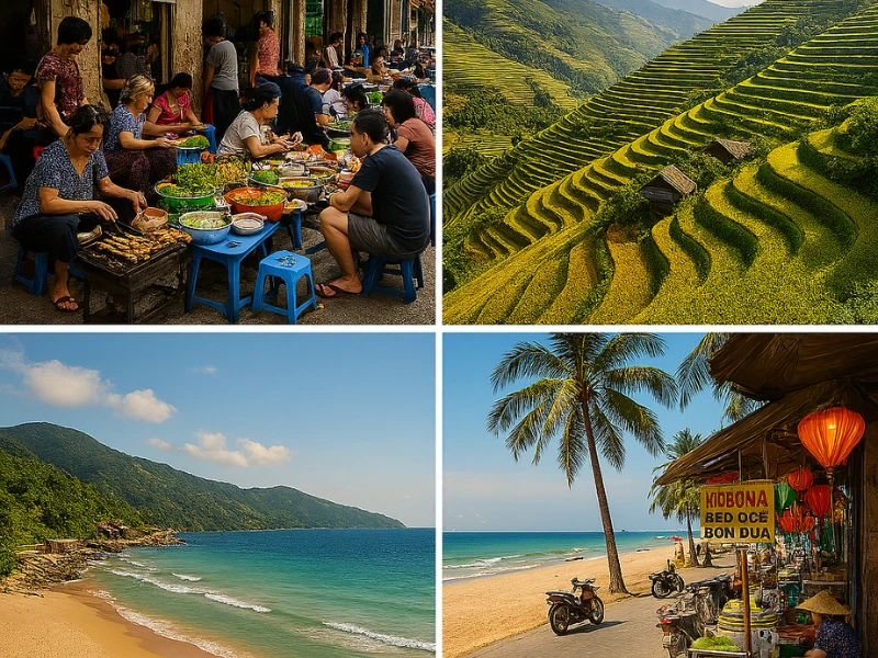 Street food and natural beauty in Vietnam for affordable 2025 travel