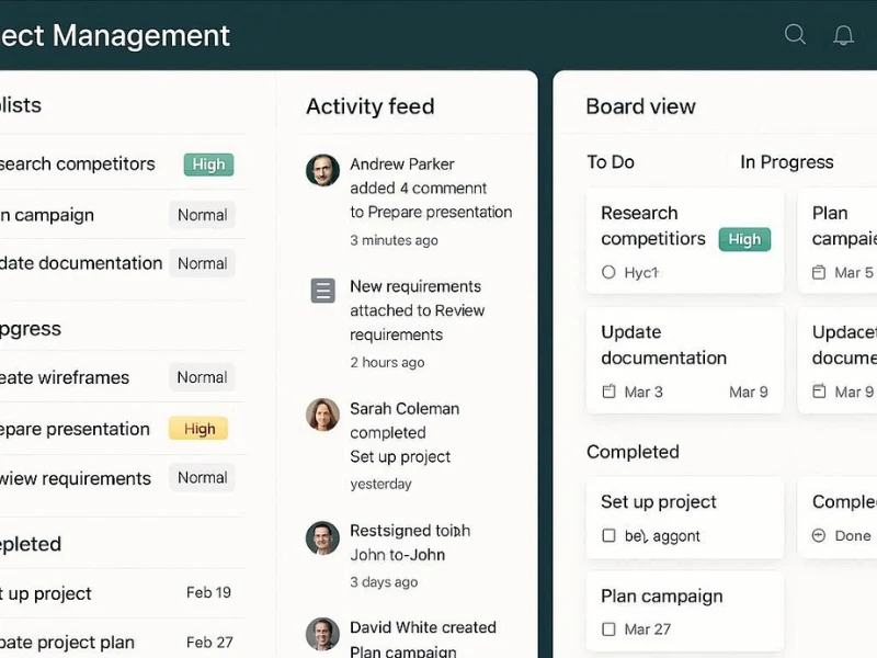 Wrike project dashboard with task prioritization and real-time tracking
