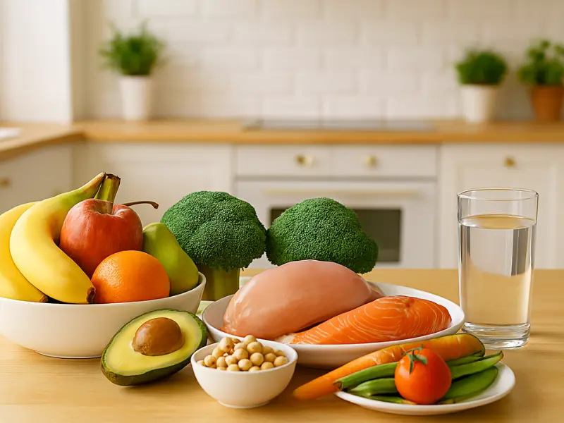 Nutrition and hydration tips showing pregnancy is going well.