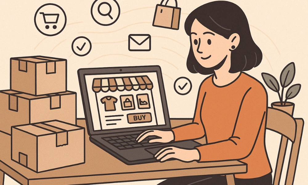 Online selling as one of the best ways to make money from home