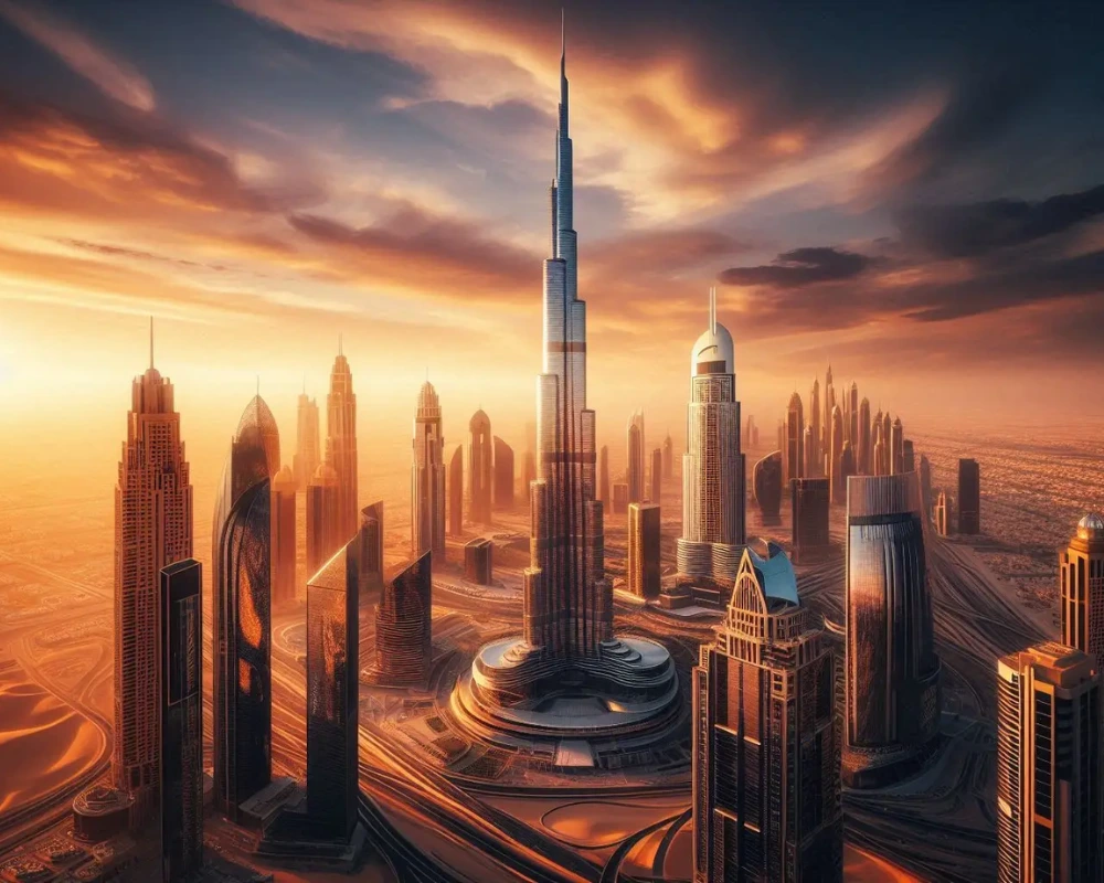 Dubai luxury skyline and desert experience as best travel destination 2026