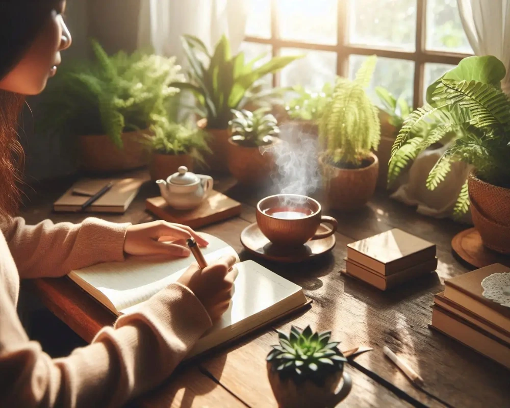 daily habits and routines showing how to reduce stress long term